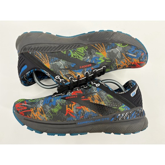 Brooks Adrenaline GTS 22 Men\'s Graffiti Running Sneakers Shoes, 12D, 1103661D084 main image 11